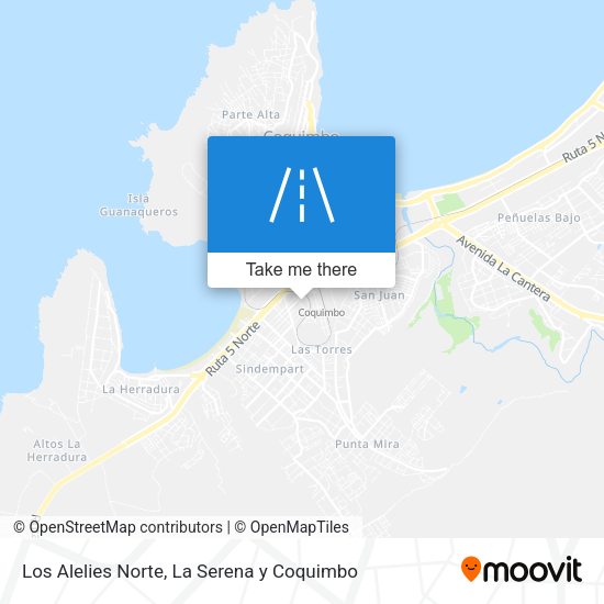 Los Alelies Norte map