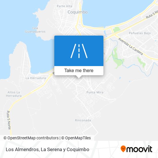 Los Almendros map