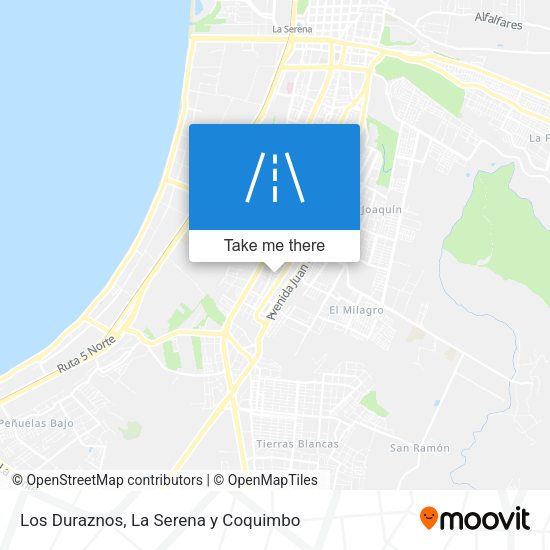 Mapa de Los Duraznos