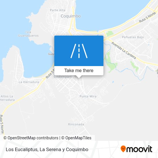 Los Eucaliptus map