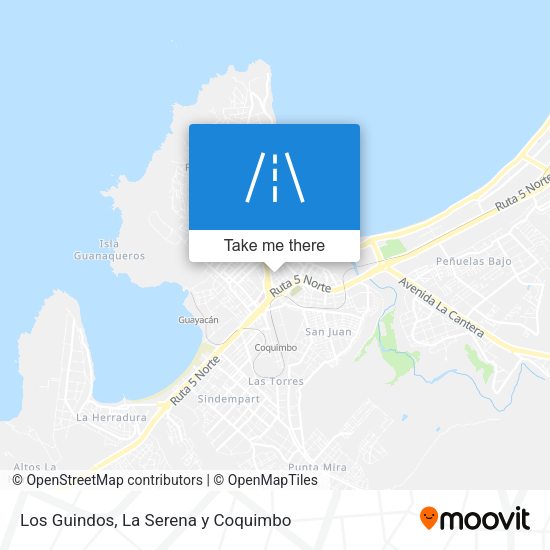 Los Guindos map