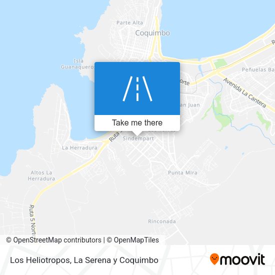 Los Heliotropos map