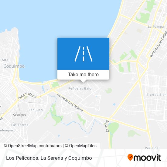 Los Pelícanos map
