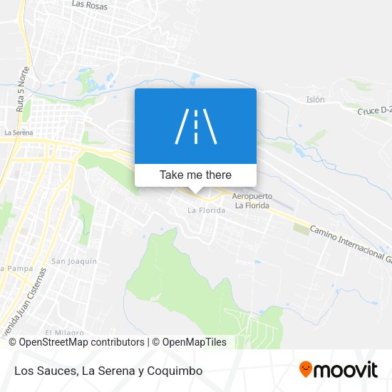Los Sauces map