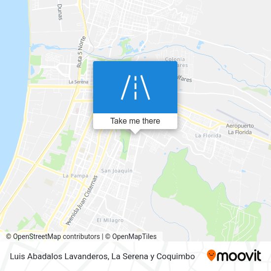 Luis Abadalos Lavanderos map