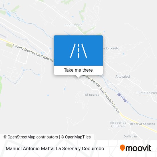 Mapa de Manuel Antonio Matta