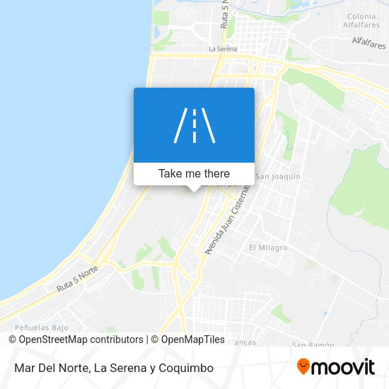Mar Del Norte map