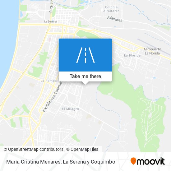 María Cristina Menares map