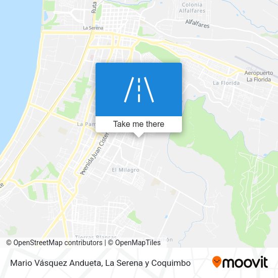 Mario Vásquez Andueta map