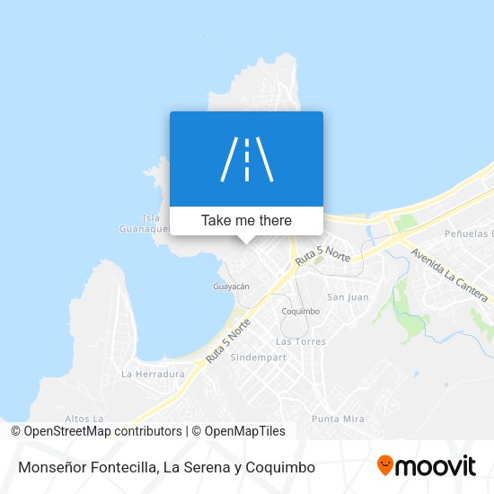 Monseñor Fontecilla map