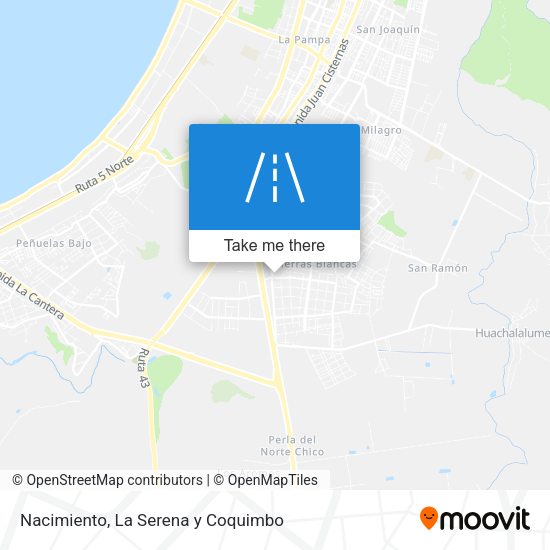 Nacimiento map