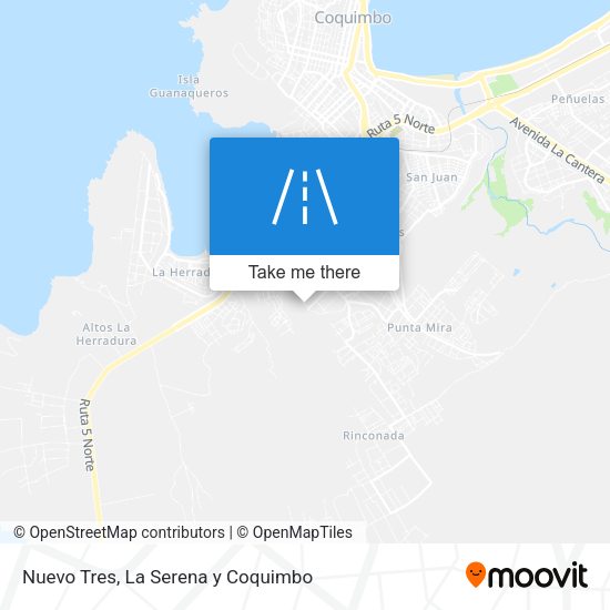 Mapa de Nuevo Tres