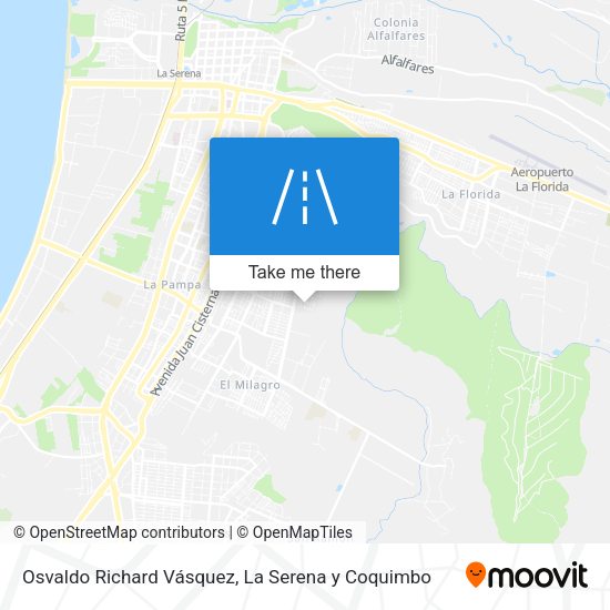 Osvaldo Richard Vásquez map