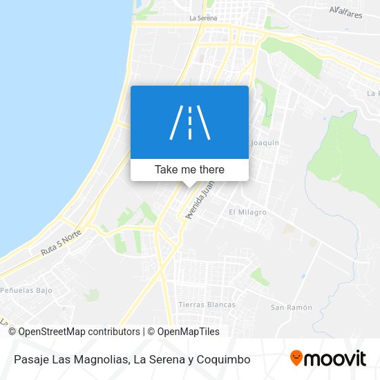 Pasaje Las Magnolias map