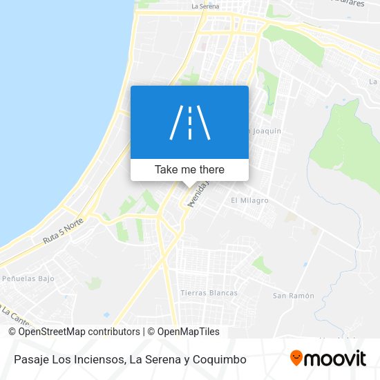 Mapa de Pasaje Los Inciensos