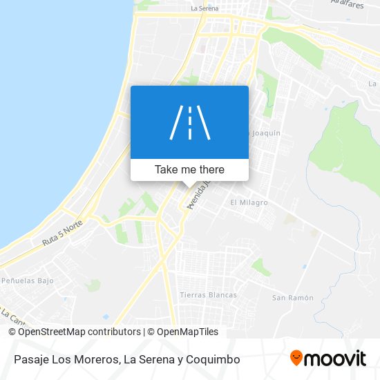 Pasaje Los Moreros map