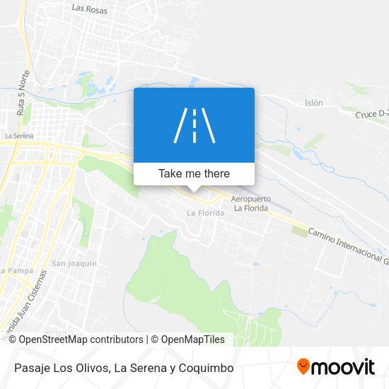 Mapa de Pasaje Los Olivos