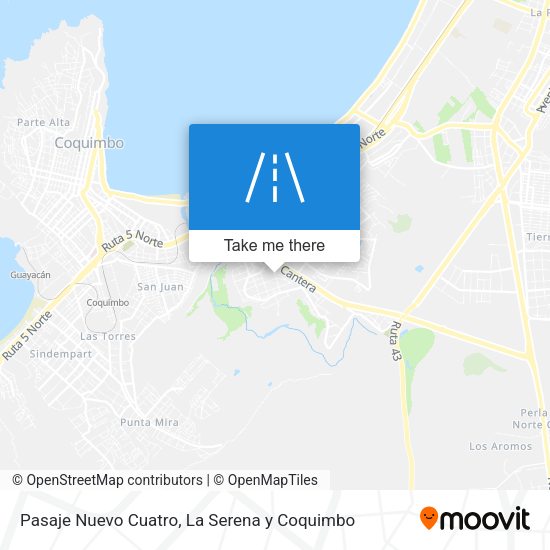 Pasaje Nuevo Cuatro map