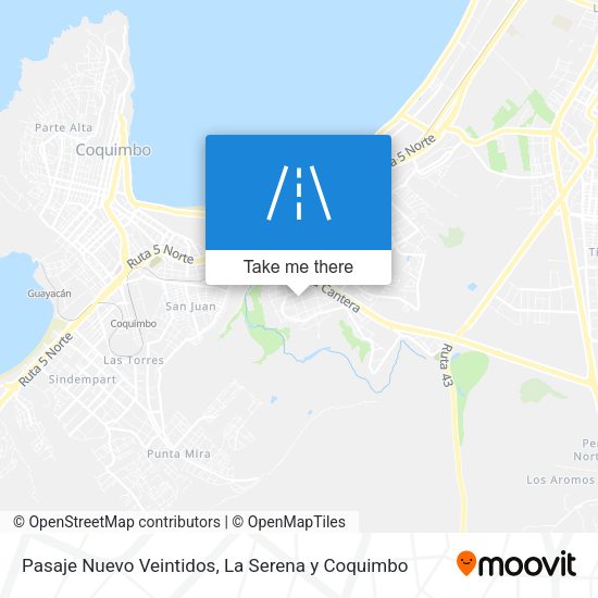 Pasaje Nuevo Veintidos map