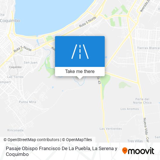 Mapa de Pasaje Obispo Francisco De La Puebla