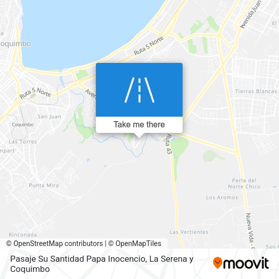 Pasaje Su Santidad Papa Inocencio map