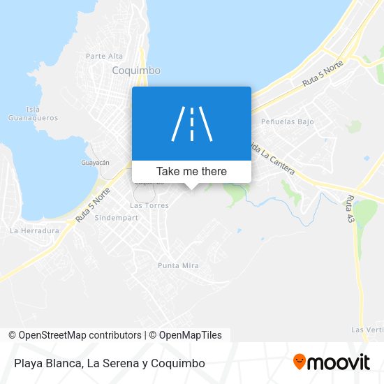 Mapa de Playa Blanca