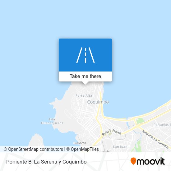Mapa de Poniente B