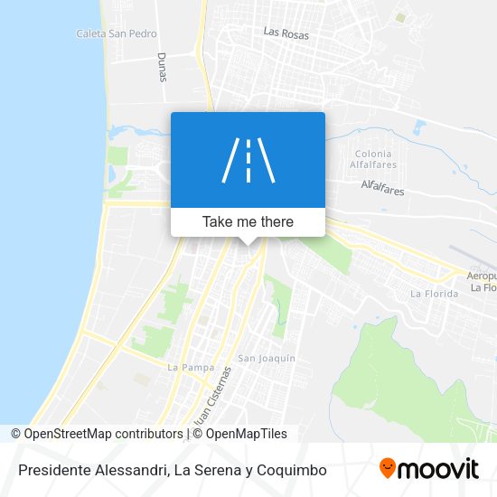 Presidente Alessandri map