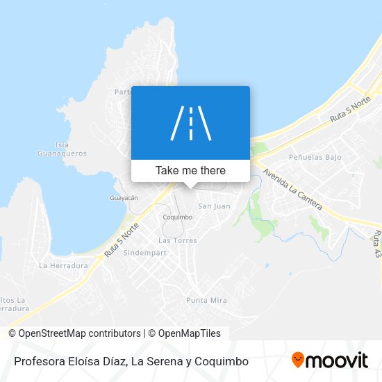 Profesora Eloísa Díaz map