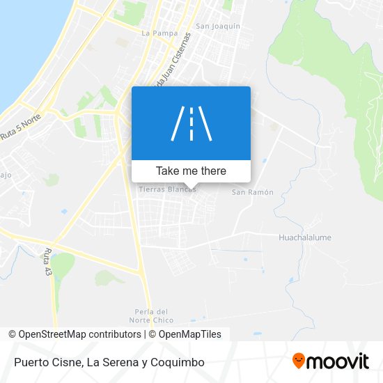 Puerto Cisne map