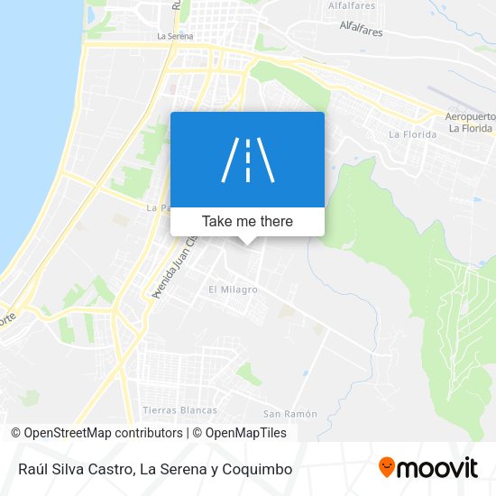 Mapa de Raúl Silva Castro