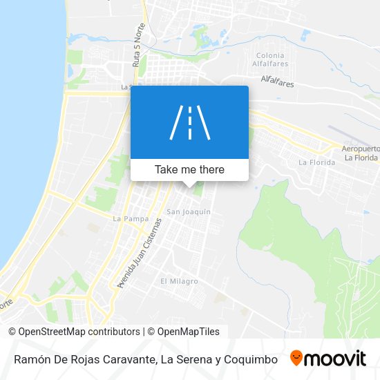 Ramón De Rojas Caravante map