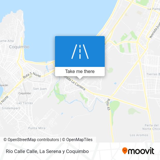 Mapa de Río Calle Calle
