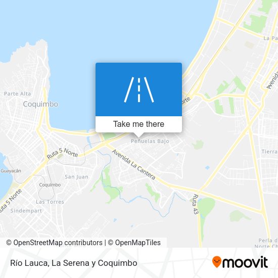 Río Lauca map