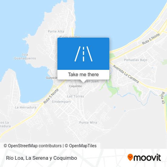 Río Loa map