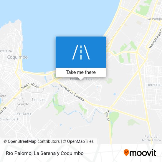 Río Palomo map
