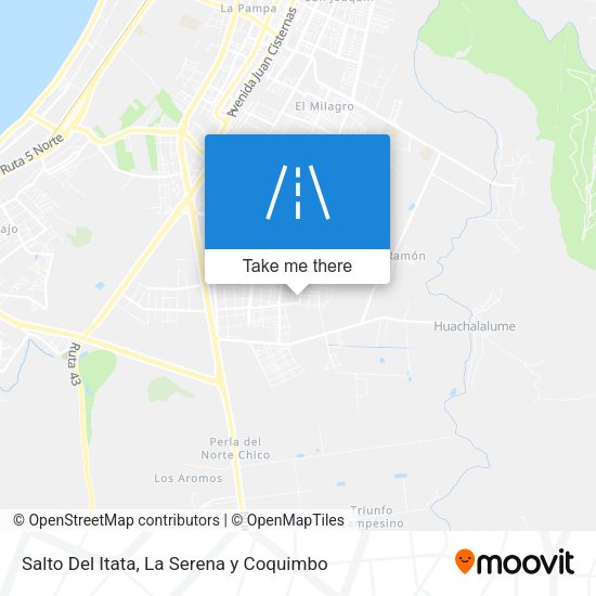 Salto Del Itata map