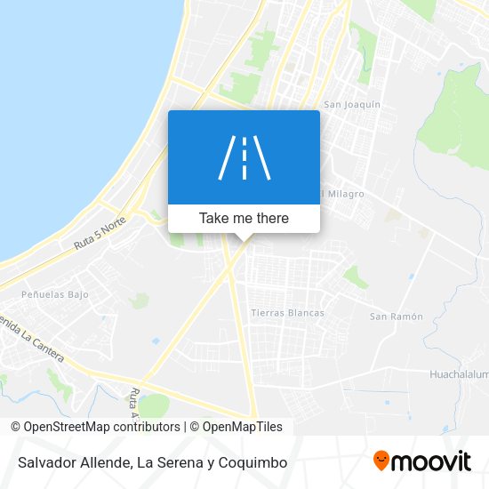 Mapa de Salvador Allende