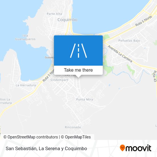 San Sebastián map