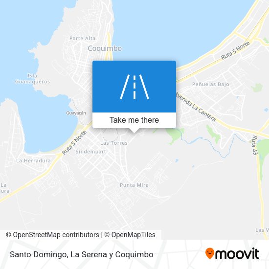 Santo Domingo map