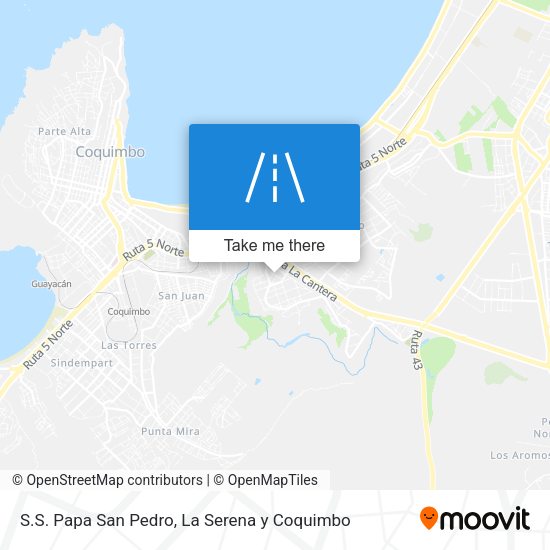 Mapa de S.S. Papa San Pedro