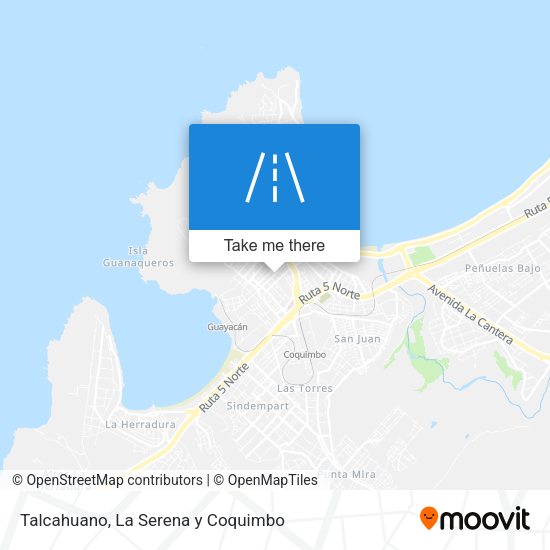 Talcahuano map
