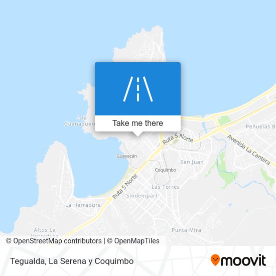 Tegualda map
