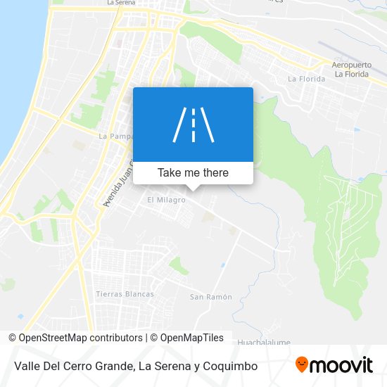 Mapa de Valle Del Cerro Grande