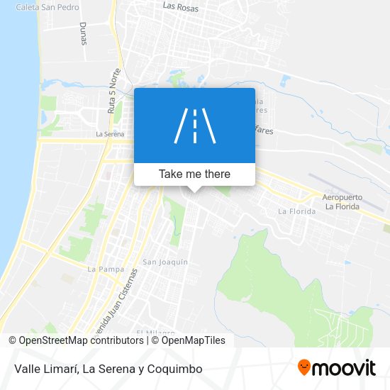 Valle Limarí map