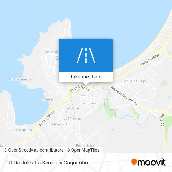 10 De Julio map