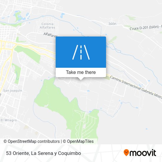 Mapa de 53 Oriente