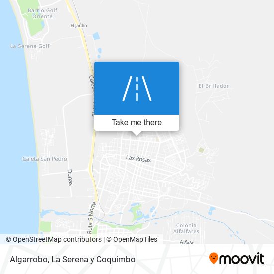 Algarrobo map