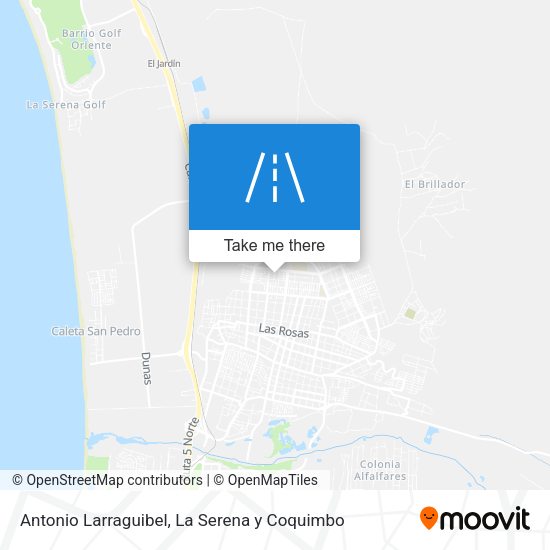 Antonio Larraguibel map