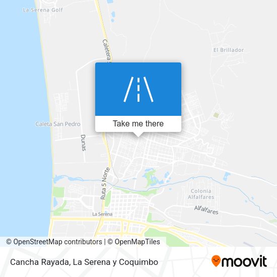 Cancha Rayada map